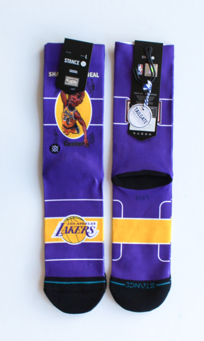 Stance Socks NBA Retro Big Head LA Lakers Shaquille O'Neal