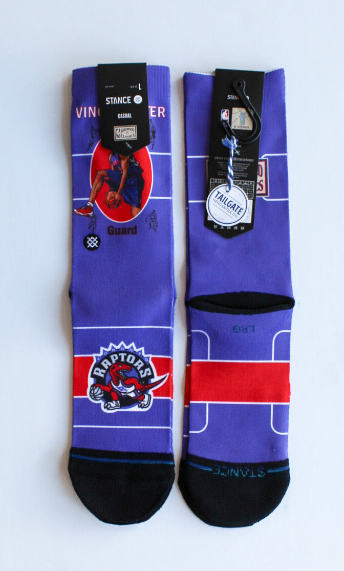 Stance Socks NBA Retro Big Head Toronto Raptors Vince Carter
