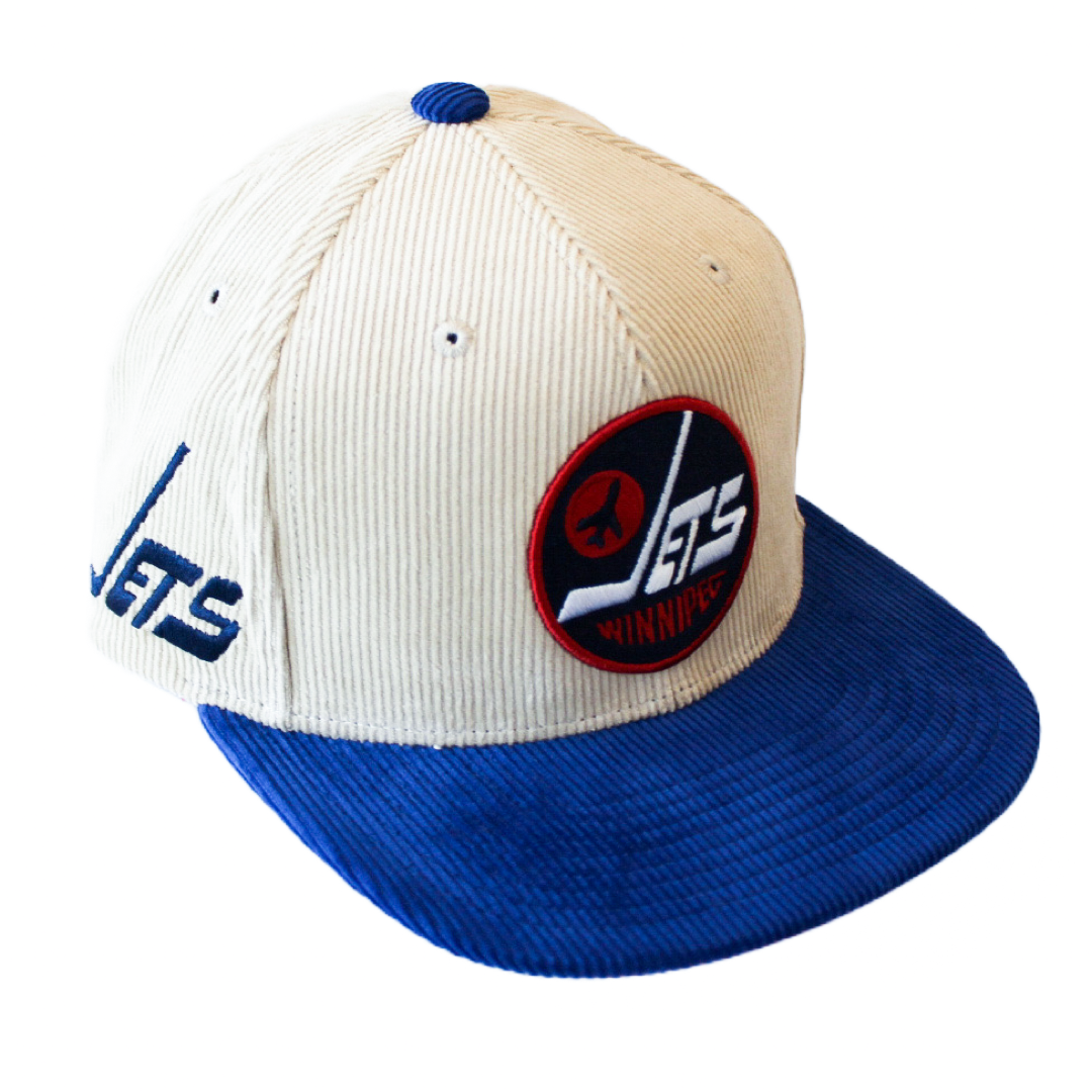 Mitchell and Ness 2 Tone Team Cord Winnipeg Jets Snapback