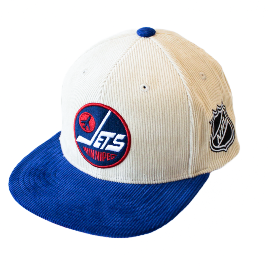 Mitchell and Ness 2 Tone Team Cord Winnipeg Jets Snapback