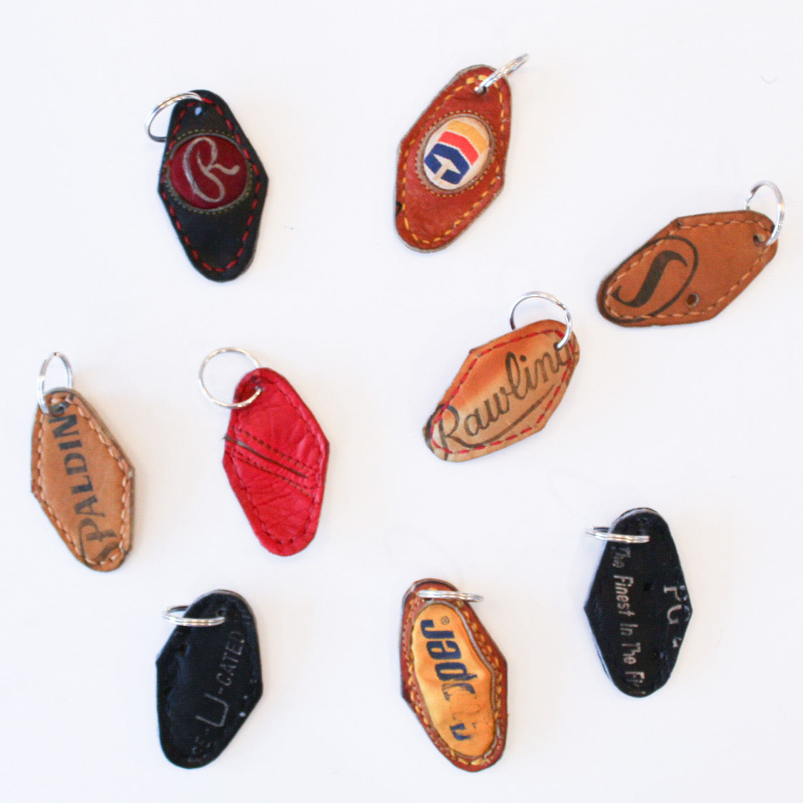 TMCo Baseball Glove Retro Motel Style Keychain