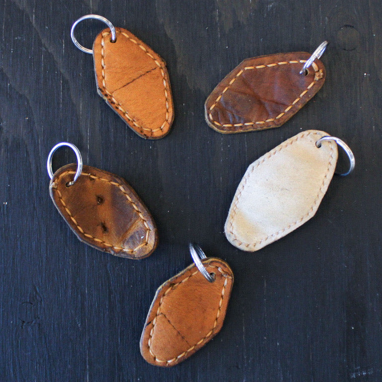 TMCo Leather Hockey Glove Retro Motel Style Keychain