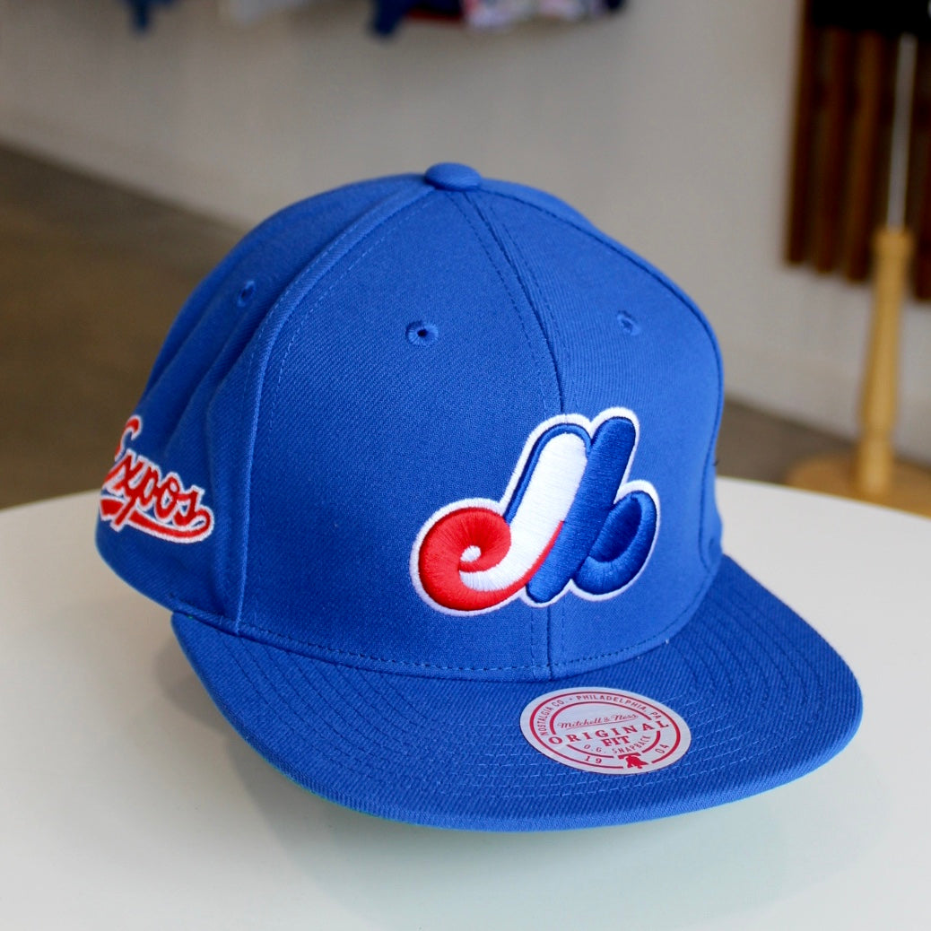 Mitchell and Ness Montreal Expos Evergreen Snapback mlb baseball cooperstown hat
