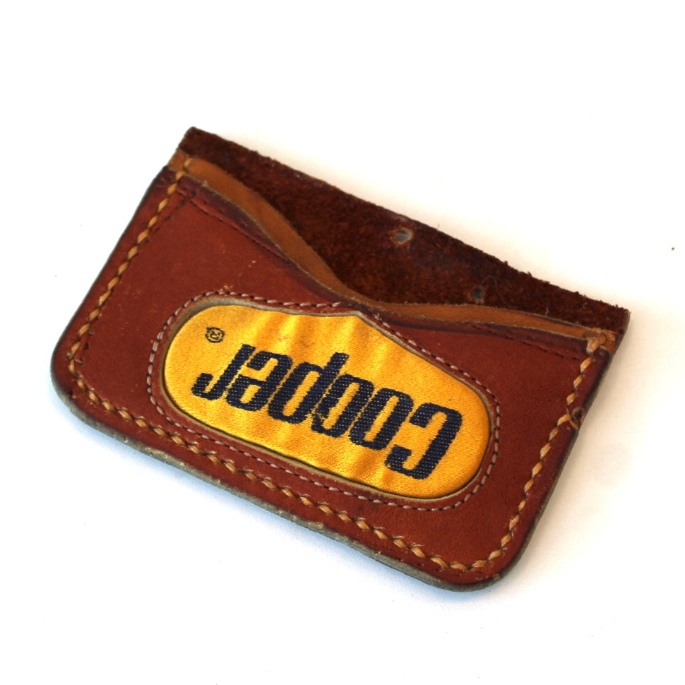 custom handcrafted Repurposed Baseball Glove Double Card Holder Wallet mlb