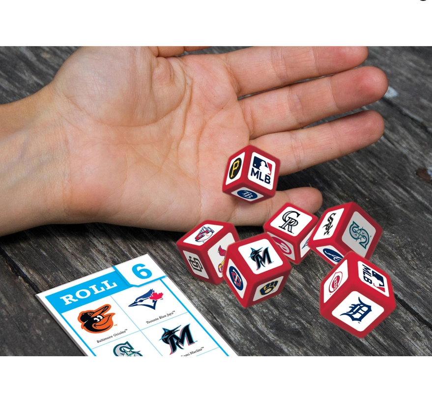MasterPieces MLB Fanzy Dice Game baseball