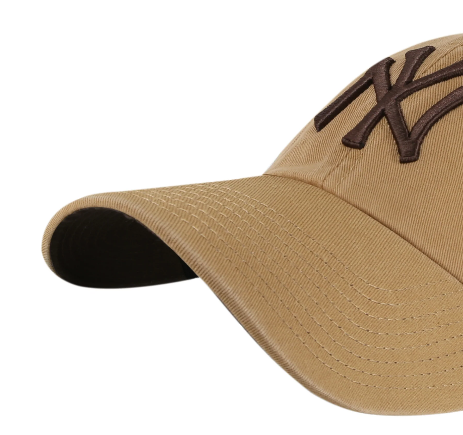 47 Clean Up Safari Dune Chocolate New York Yankees Hat