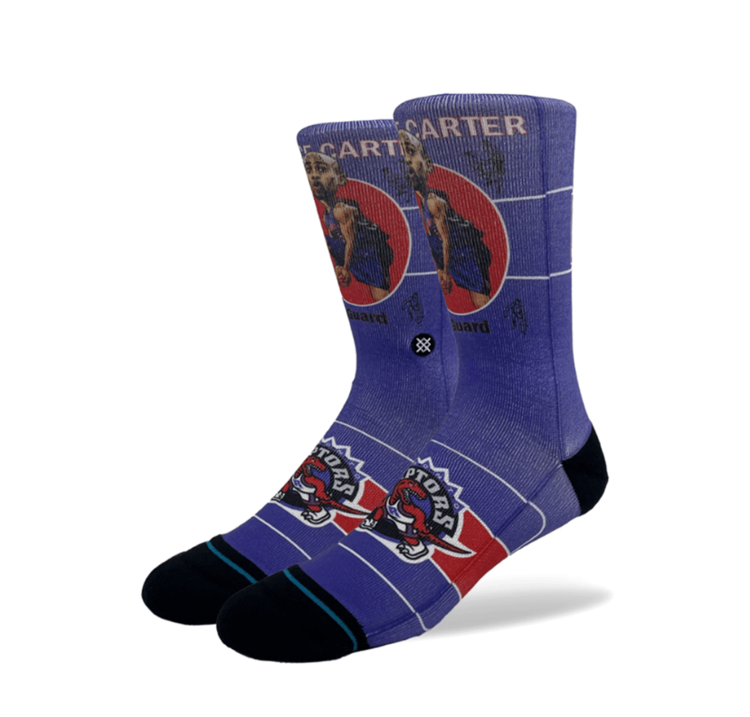 Stance Socks NBA Retro Big Head Toronto Raptors Vince Carter