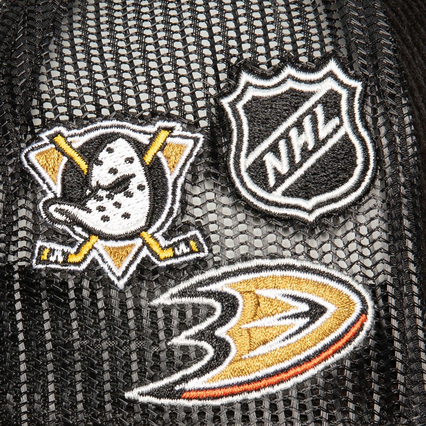 Mitchell and Ness Times Up Trucker NHL Anaheim Ducks Snapback