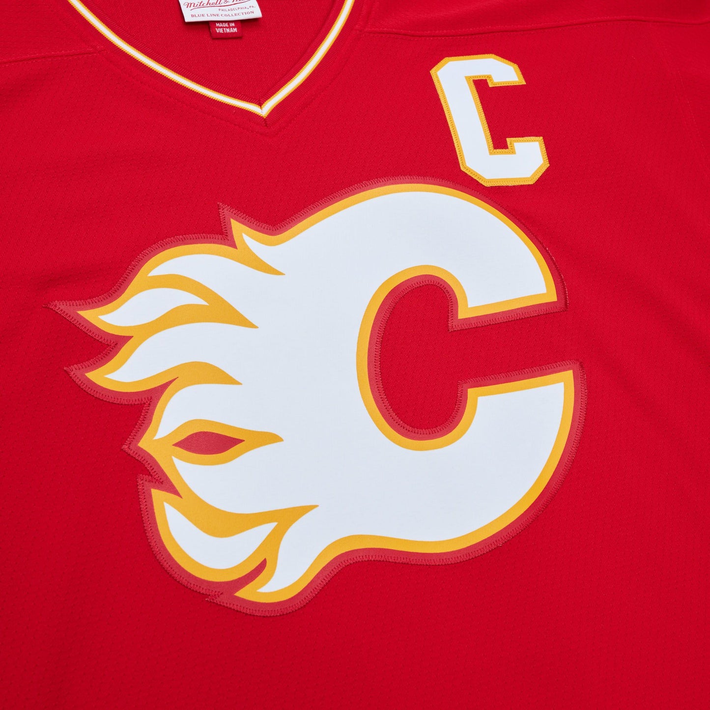 Mitchell and Ness Blue Line Lanny McDonald Calgary Flames 1988-89 Jersey