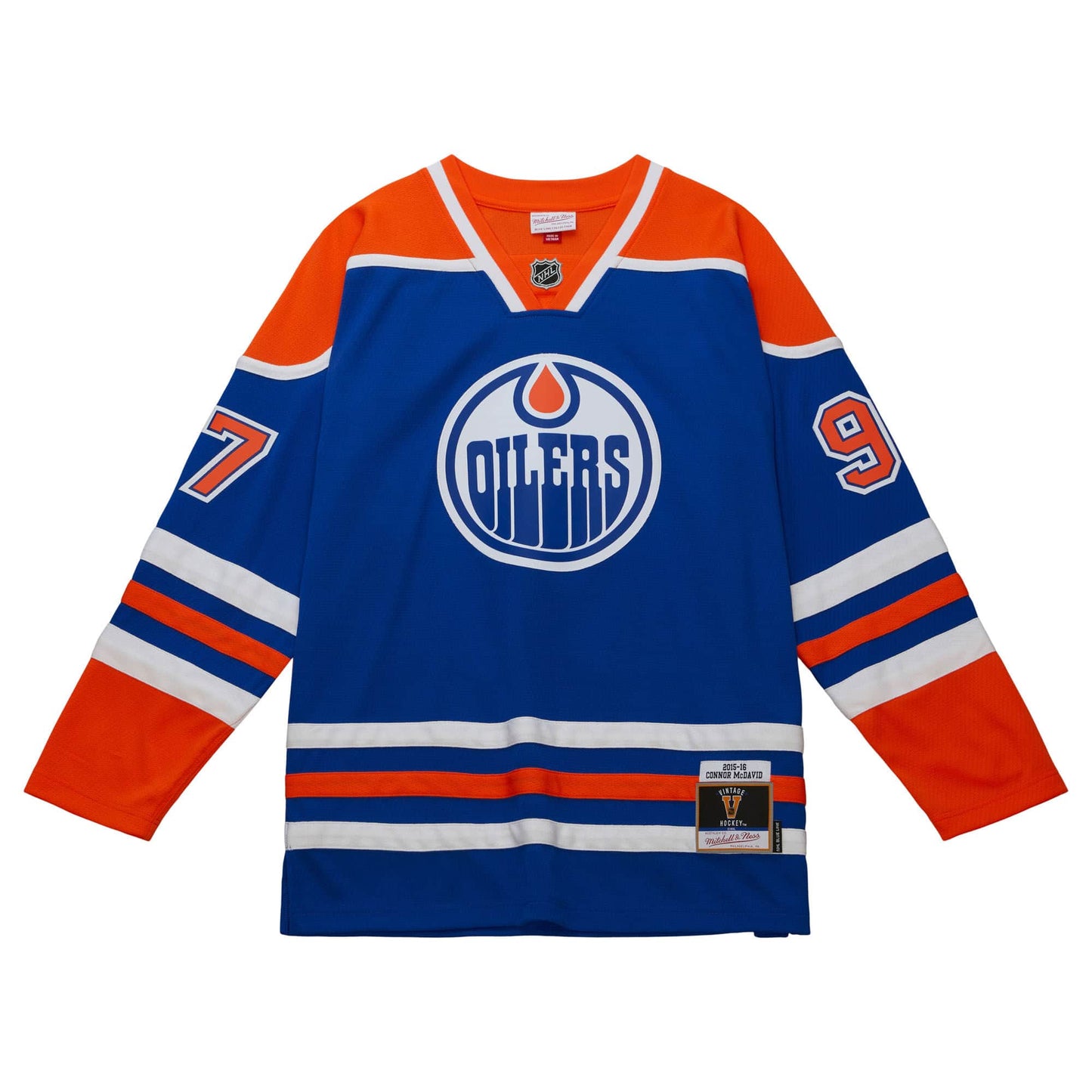 Mitchell and Ness Blue Line Connor McDavid Edmonton Oilers 2015 Jersey nhl hockey