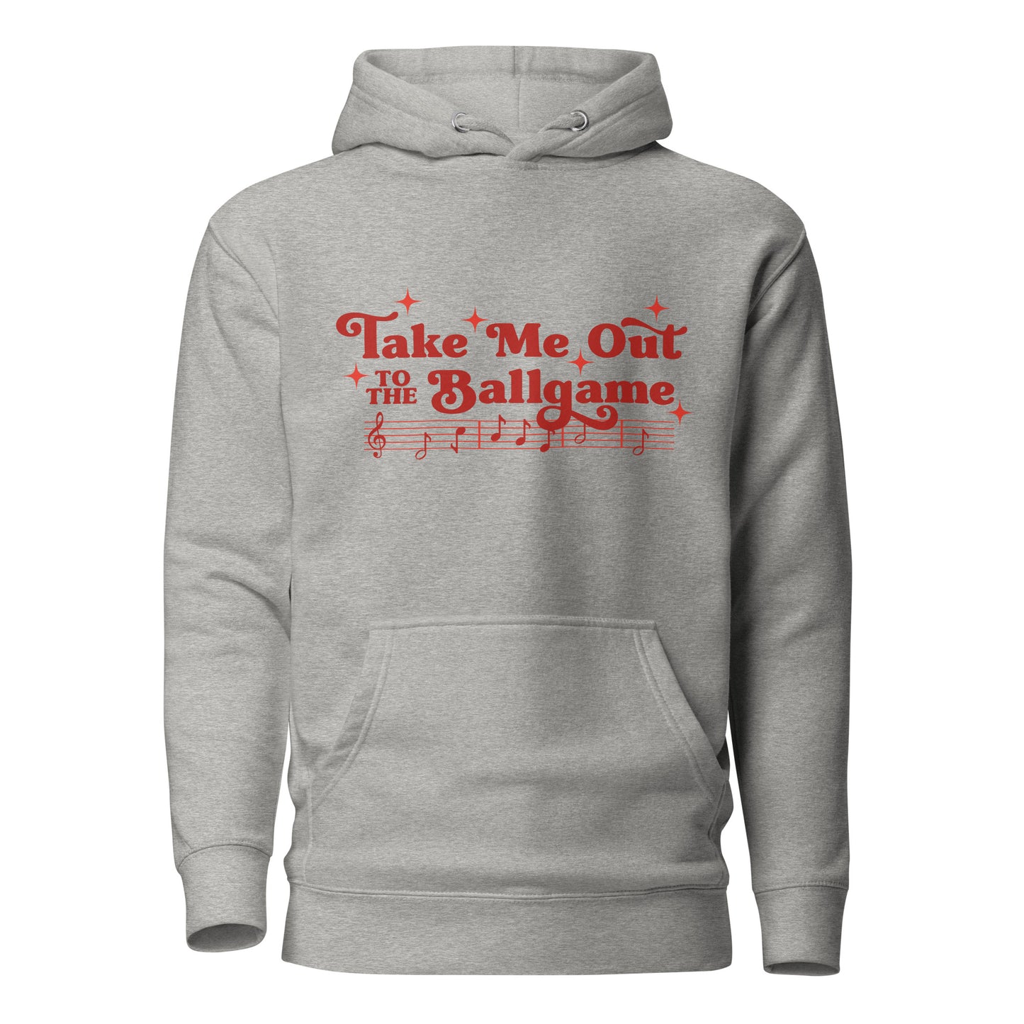 **ONLINE EXCLUSIVE** TMCo Take Me Out To The Ballgame Red Print Unisex Hoodie