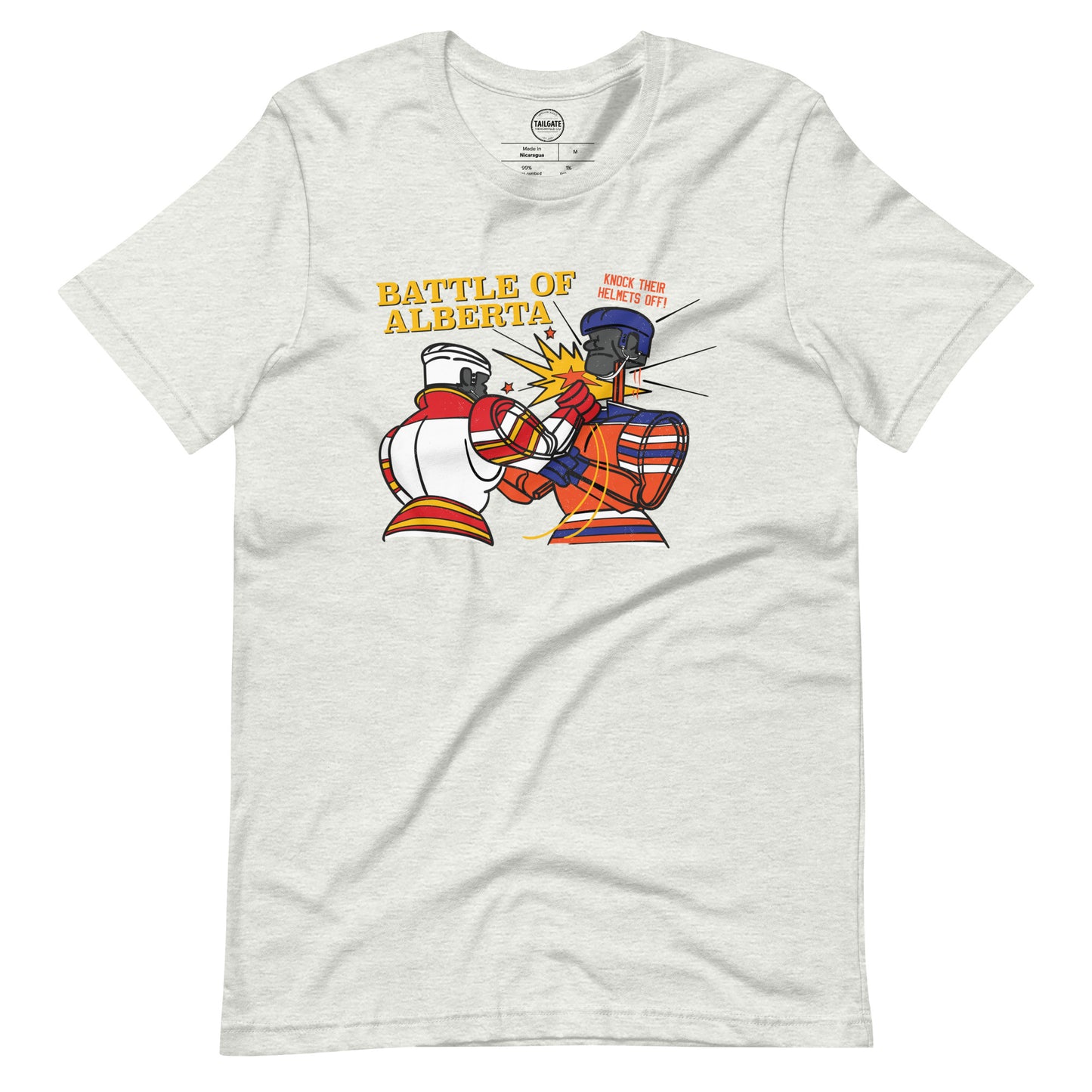 Rock 'Em Battle of Alberta Calgary 2.0 Unisex T-shirt nhl hockey calgary flames
