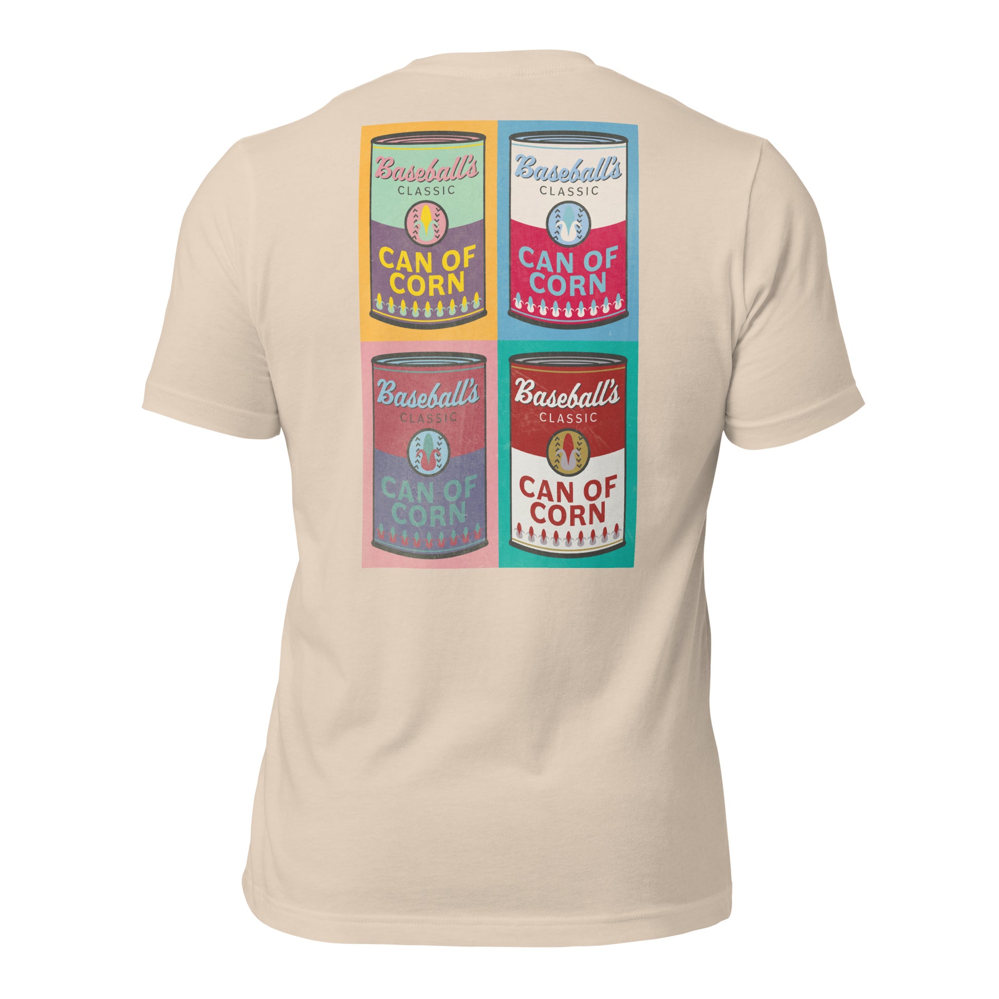 Can of Corn Pop Art Unisex T-shirt pop art andy warhol mlb outfield tee shirt