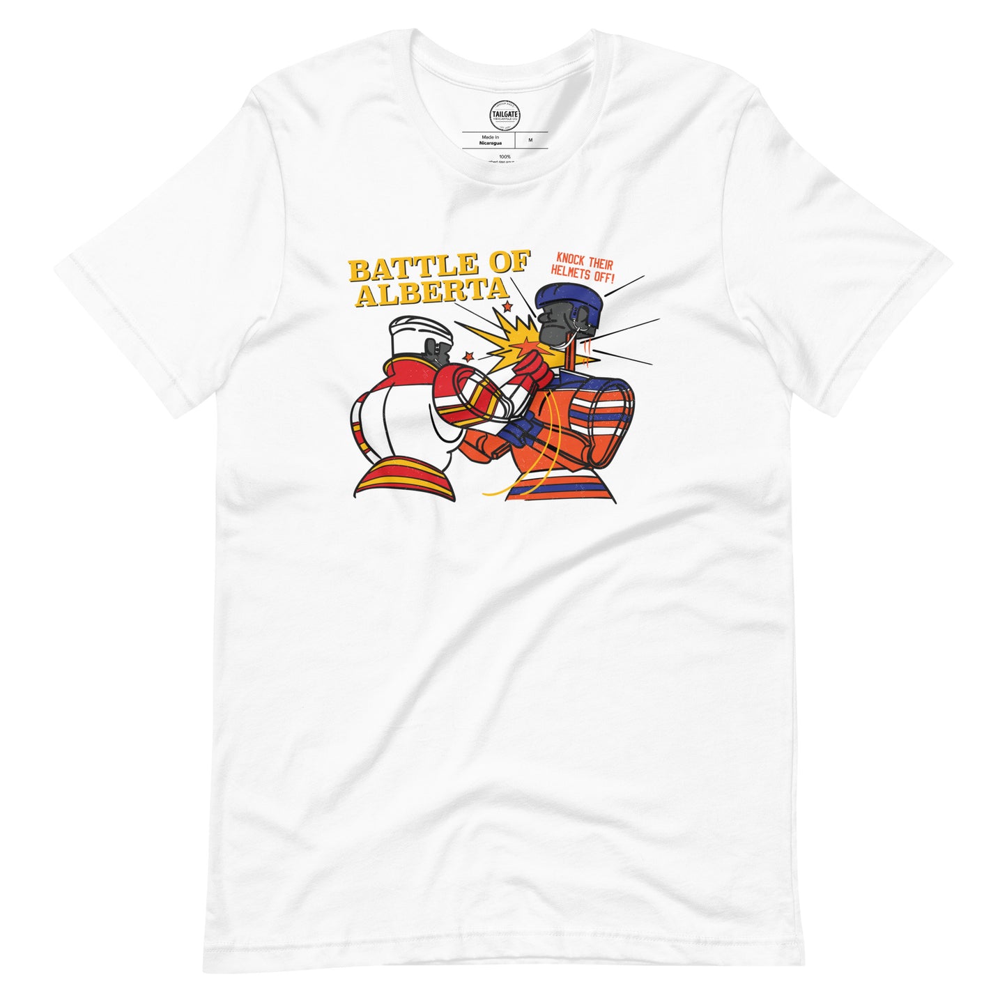 Rock 'Em Battle of Alberta Calgary 3.0 Unisex T-shirt calgary flames nhl hockey