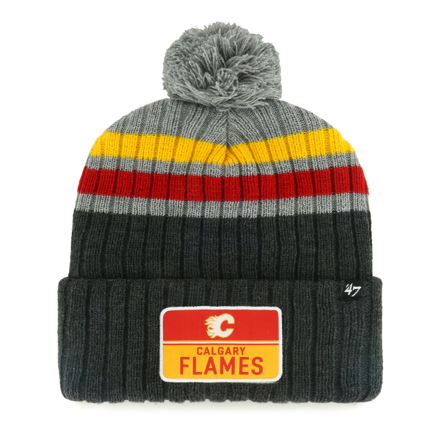 47 Stack Cuff Knit Hat Calgary Flames