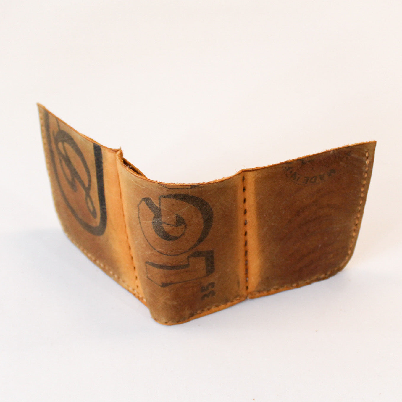 Repurposed Hockey goalie Glove Blocker Pad Billfold Wallet