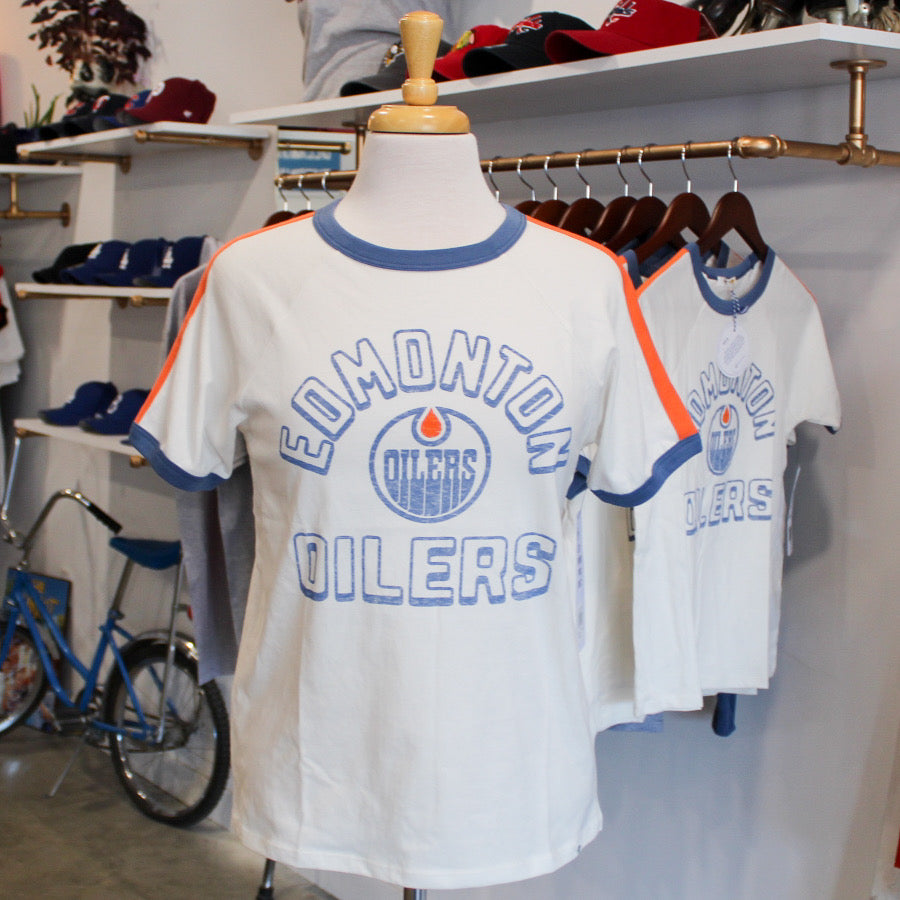 47 Sweet Heat Peyton Edmonton Oilers Tee (Women’s) nhl hockey