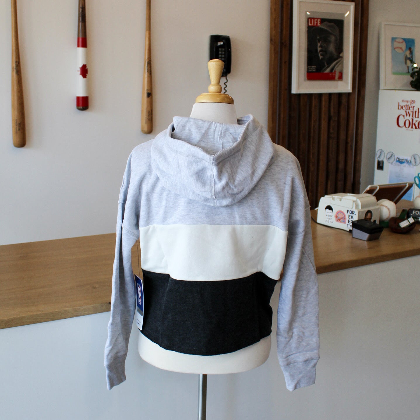 47 Lizzy Cut Off Hoodie Toronto Raptors (Women's)