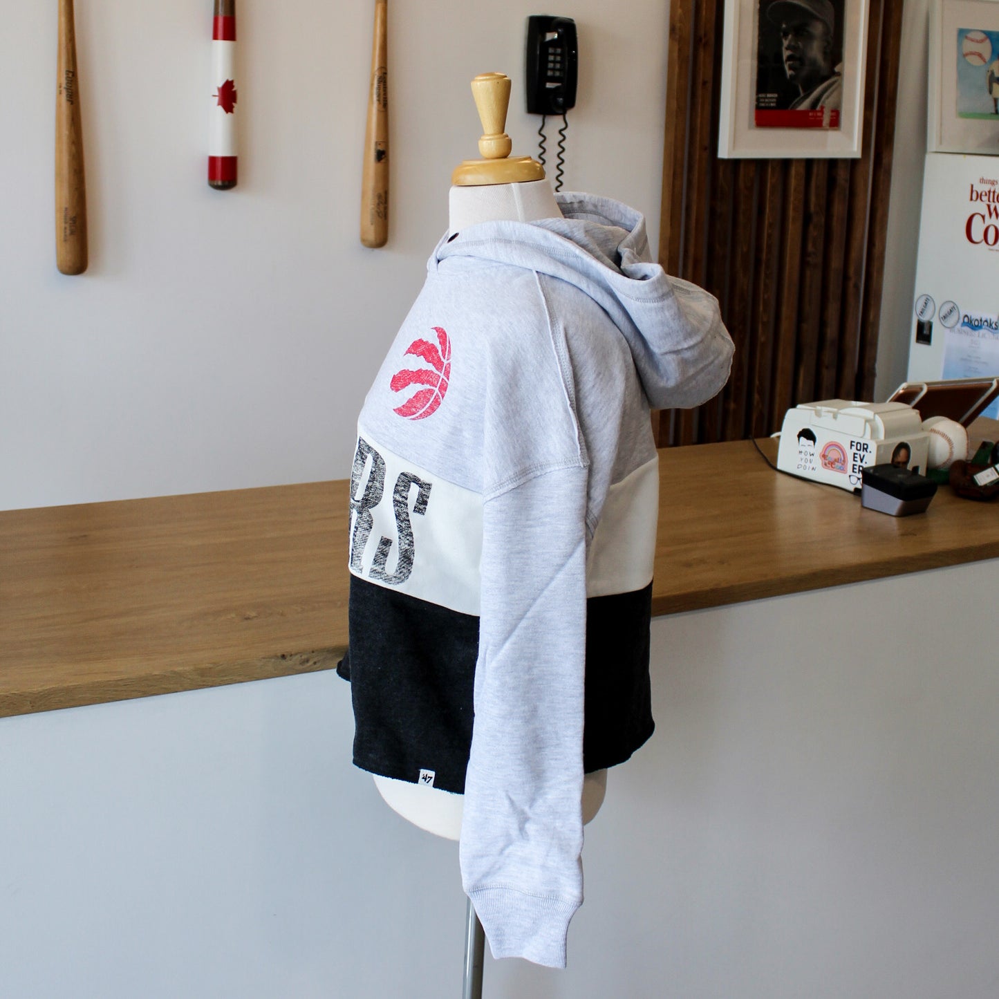 47 Lizzy Cut Off Hoodie Toronto Raptors (Women's)