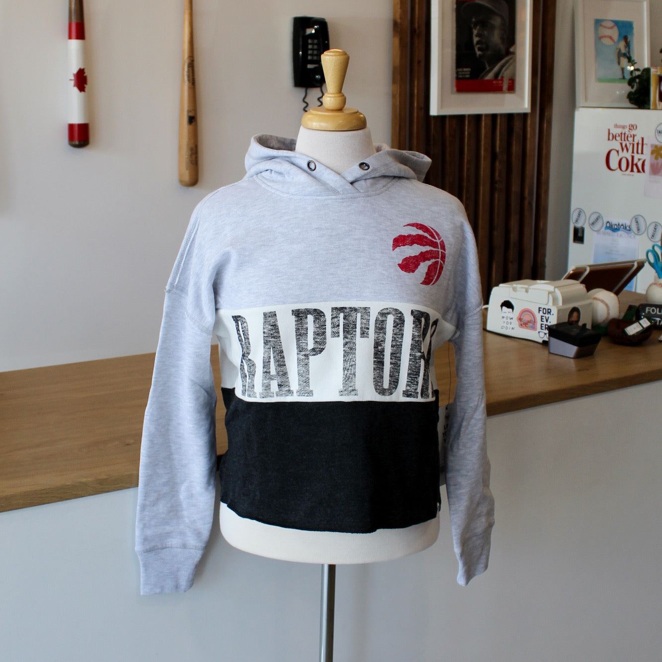 47 Lizzy Cut Off Hoodie Toronto Raptors (Women's)