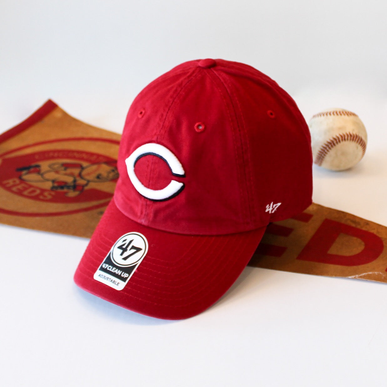 CINCINNATI REDS COOPERSTOWN '47 CLEAN UP