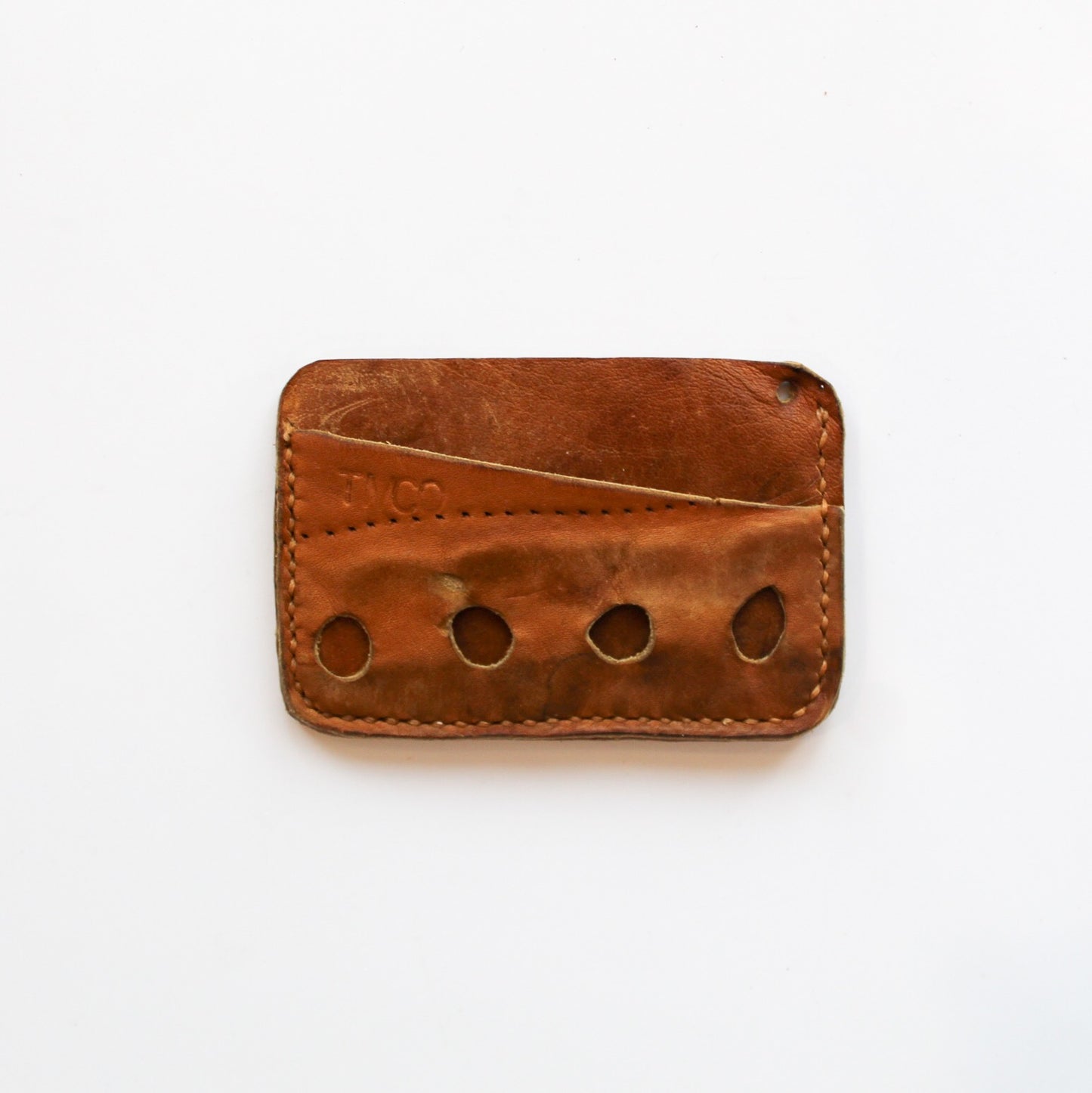 Repurposed Hockey Glove goalie Blocker Pad Double Card Holder Wallet
