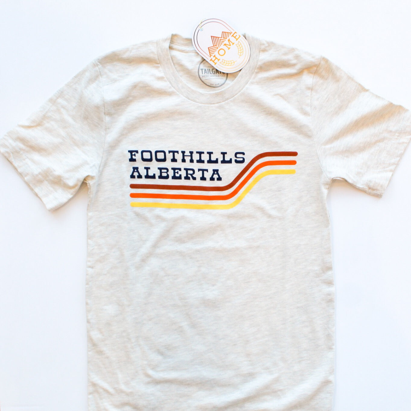 Exclusive t-shirt foothills Alberta unisex tee shirt