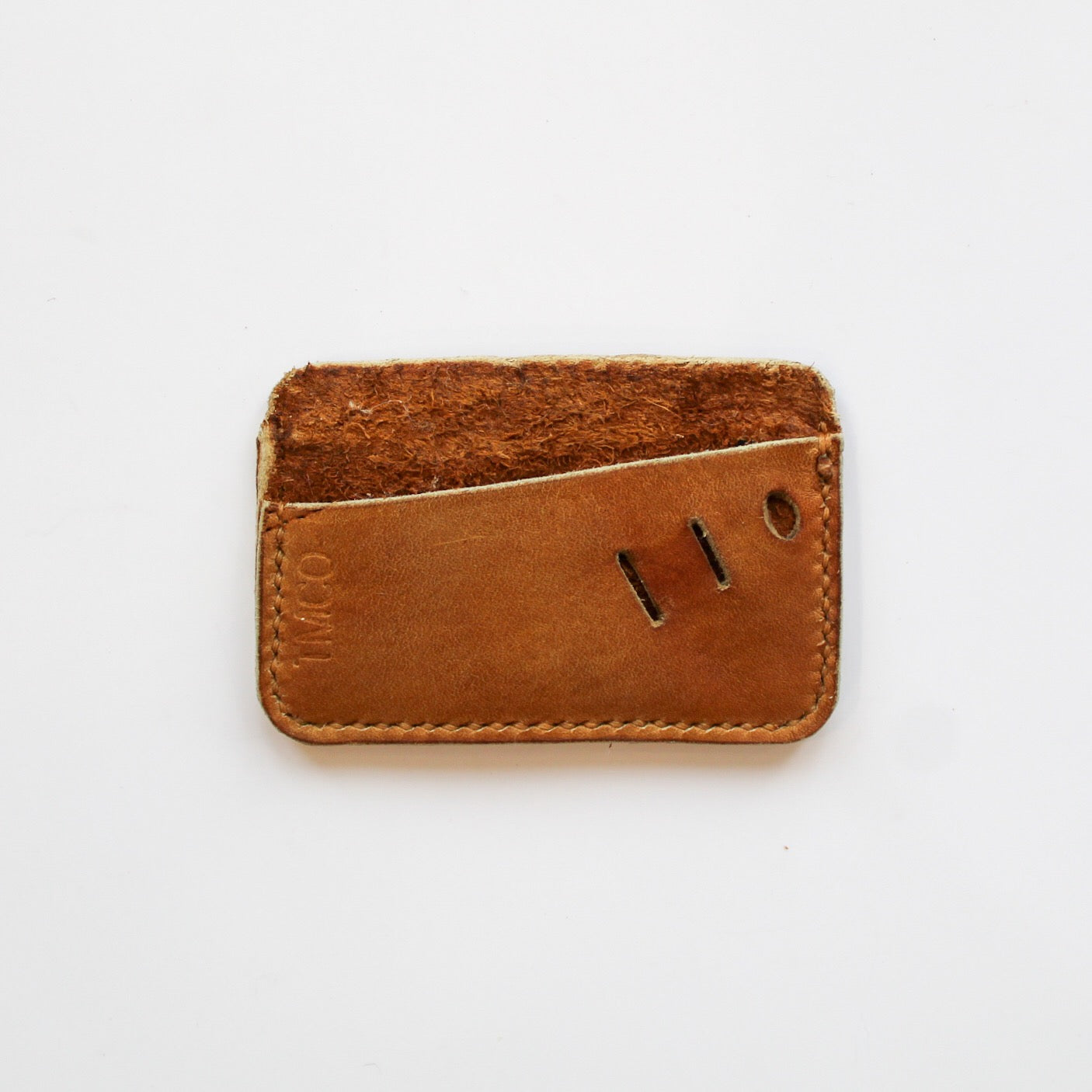 custom handcrafted Repurposed Baseball Glove Double Card Holder Wallet mlb