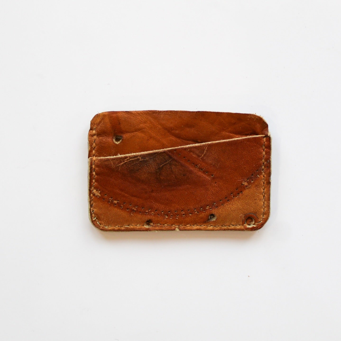custom handcrafted Repurposed Baseball Glove Double Card Holder Wallet mlb
