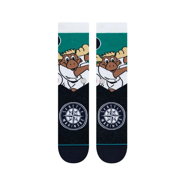 Stance Socks MLB Seattle Mariners Mascot Mariner Moose Crew baseball