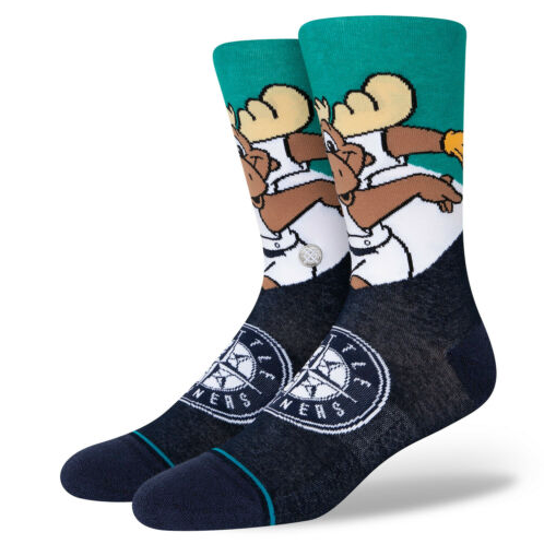 Stance Socks MLB Seattle Mariners Mascot Mariner Moose Crew mlb baseball