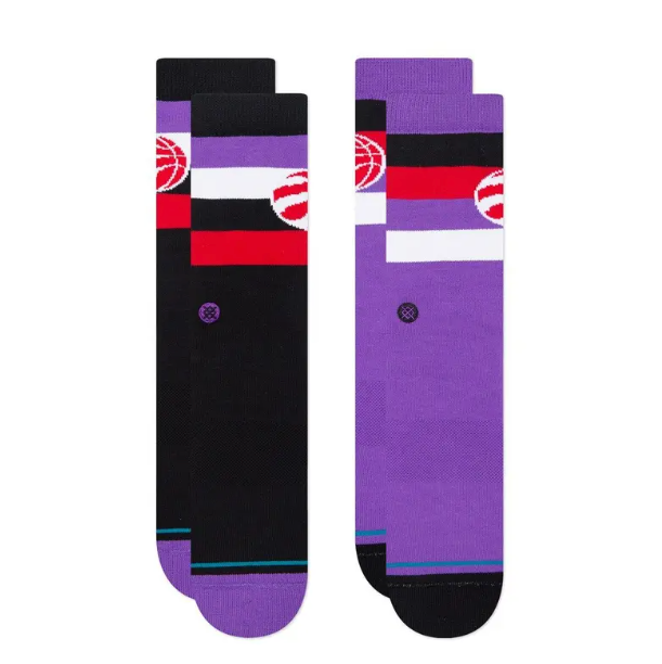 Stance Socks NBA Toronto Raptors Stripe Crew - 2 Pack basketball