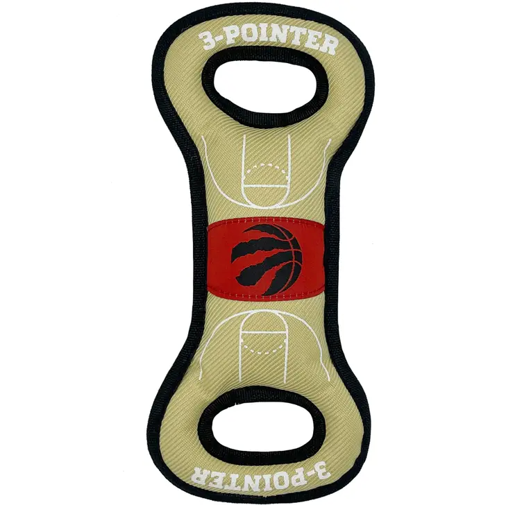 Pets First NBA Court Dog Tug Toy basketball toronto raptors