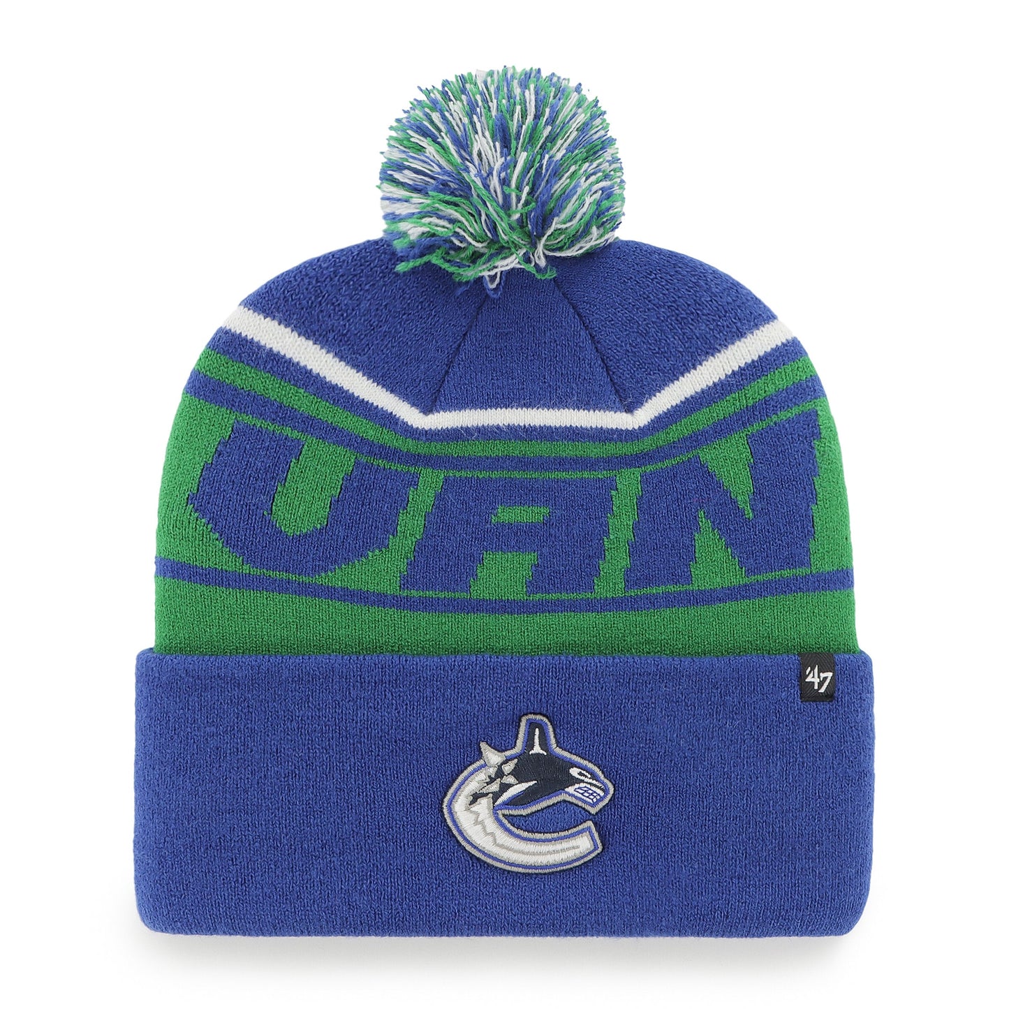 47 NHL Stylus Cuff Knit Hat Vancouver Canucks