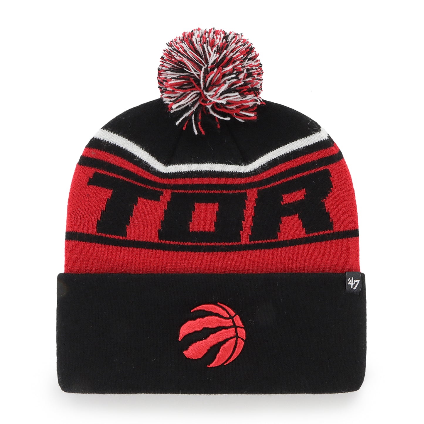 47 NBA Stylus Cuff Knit Hat Toronto Raptors
