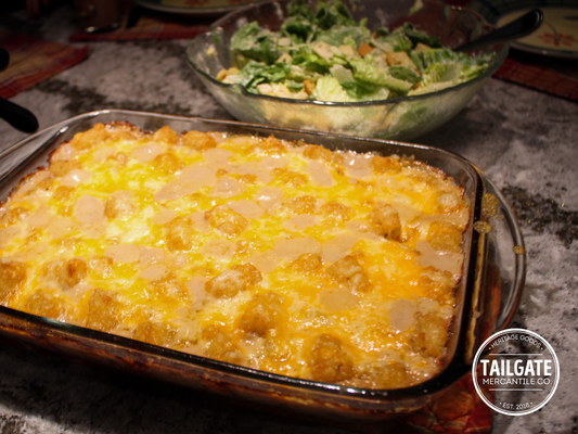Tailgate Food + Drink: Tater Tot Casserole