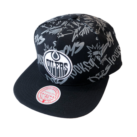Mitchell and Ness Meaningful Words NHL Edmonton Oilers Snapback