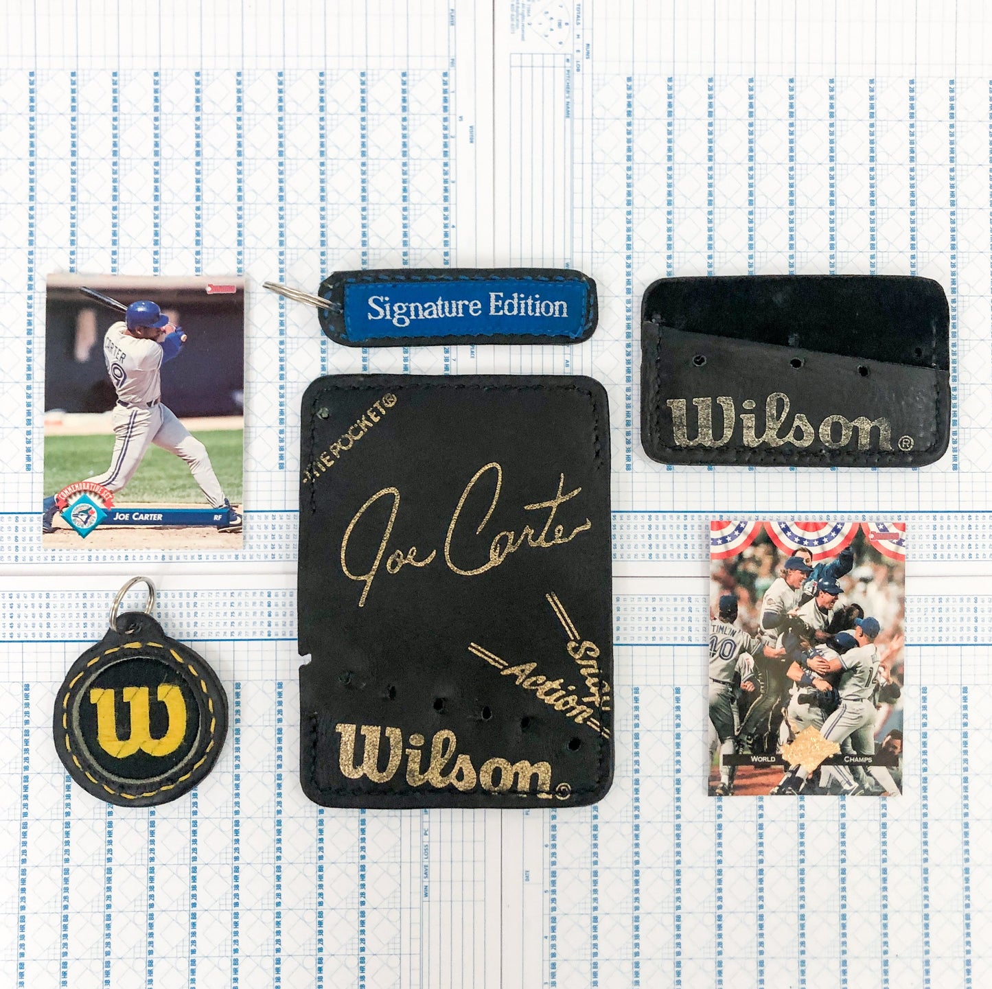 TMCo Wilson Joe Carter A2942 Wallet Box Set