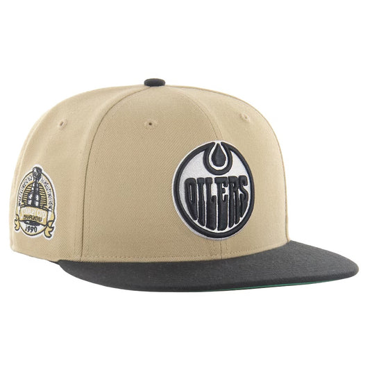 47 Black Sand Captain Edmonton Oilers Snapback