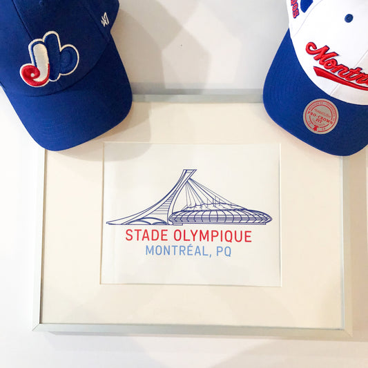 TMCo Stade Olympique Montreal Expos 8x10 Art Print