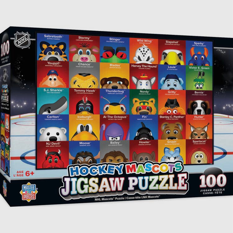 MasterPieces NHL Mascots 100 Piece Puzzle