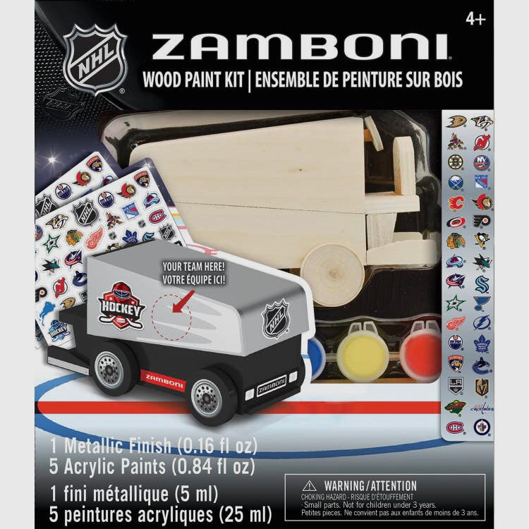 MasterPieces NHL Zamboni Wood Paint Kit