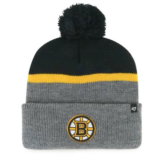 47 Split Shadow Cuff Knit Hat NHL Boston Bruins