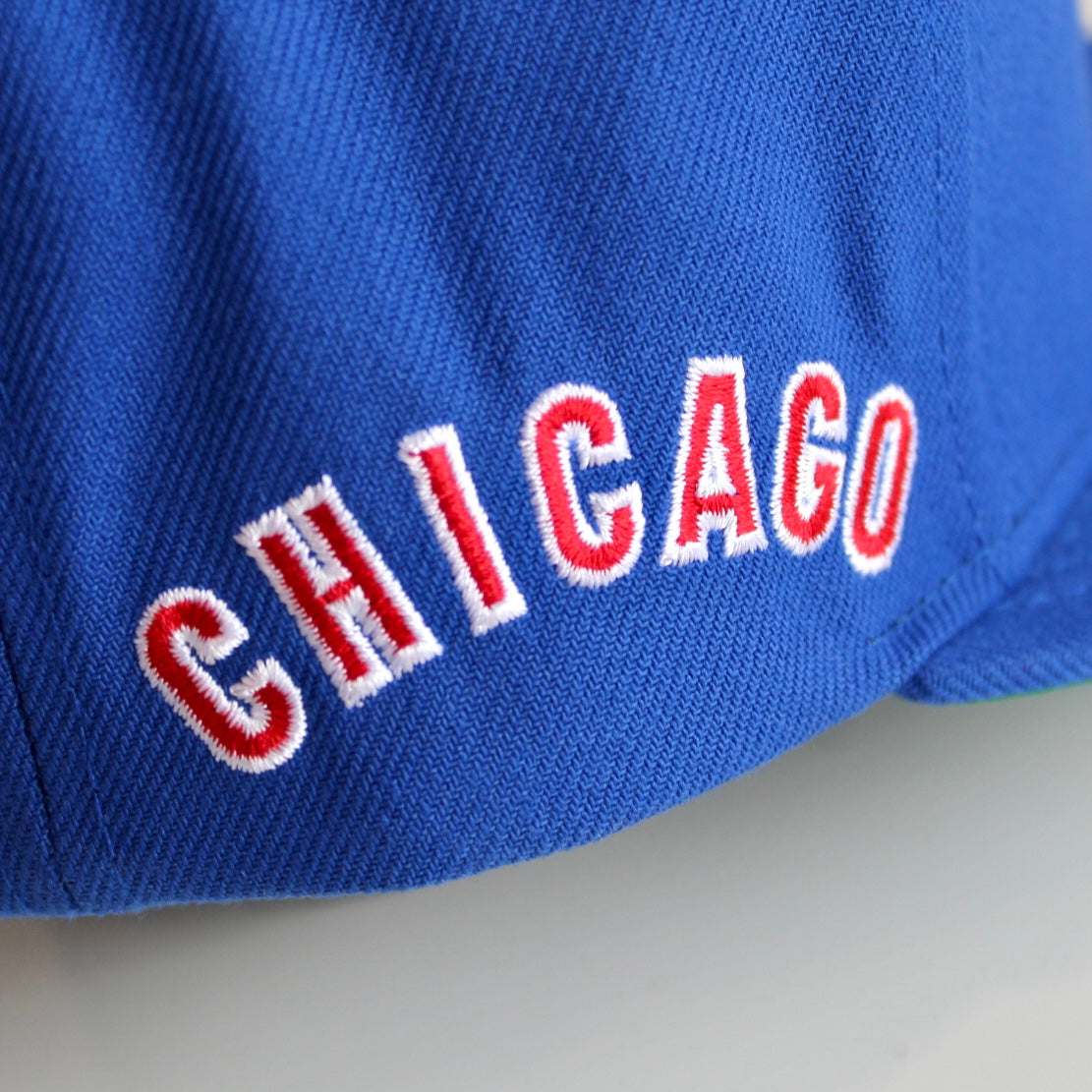 Mitchell and Ness Chicago Cubs Evergreen Snapback