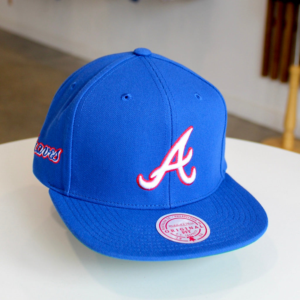 Mitchell and Ness Atlanta Braves Evergreen Snapback mlb baseball cooperstown hat