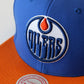 Mitchell and Ness Team 2-Tone Royal 2.0 NHL Edmonton Oilers Snapback