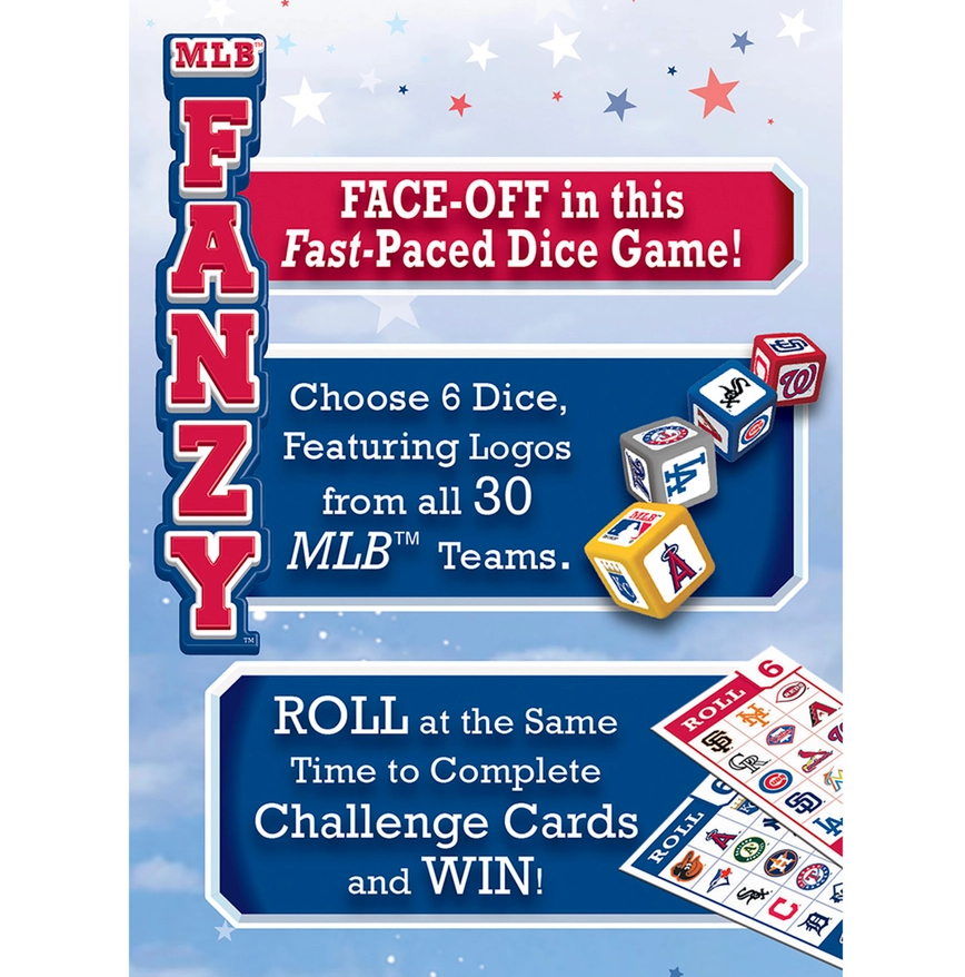MasterPieces MLB Fanzy Dice Game baseball