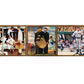 MLB 1000pc 13" x 39" Panoramic Saturday Evening Post Baseball puzzles features three of Norman Rockwell's iconic baseball pictures: "The Rookie," "Bottom of the Sixth," and "The Dugout". 