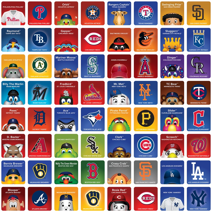 MasterPieces MLB Mascots Match Game