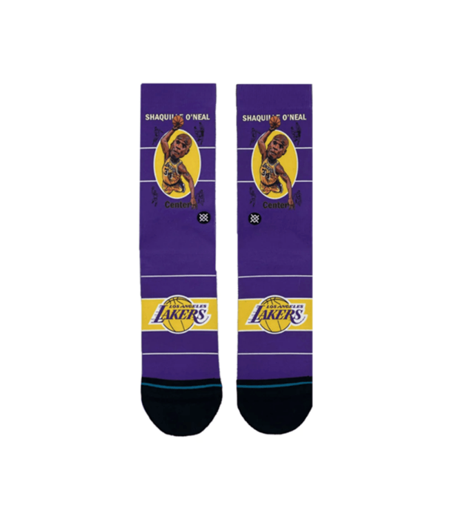 Stance Socks NBA Retro Big Head LA Lakers Shaquille O'Neal